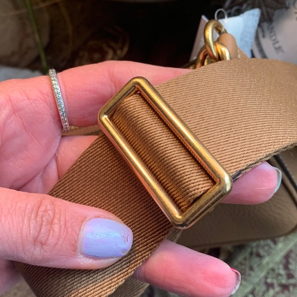 Authentic KATE SPADE DUO Leather top zip Crosby w/shearling/leather flap Crosby - Picture 6 of 16